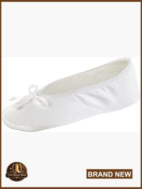 Satin Ballerina Slippers with Bow Tie, Genuine Suede Sole, Machine Washable